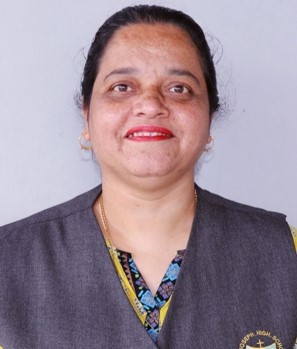 Mrs. Lavina Dias, primary teacher at St Joseph High School Ghorpadi